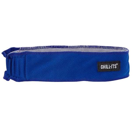 Ergodyne Headband, Blue, One Size, Terrycloth 6605