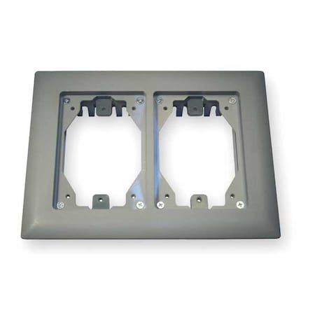 Hubbell Wiring Device Kellems Floor Box Carpet Flange 2 Gang