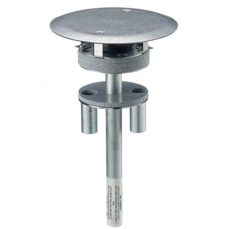 Hubbell Wiring Device-Kellems Poke-Through Box, 91.2 cu in, Wiring Box Type, 1 Gang, Steel, Round Shape S1PT4X4FIT