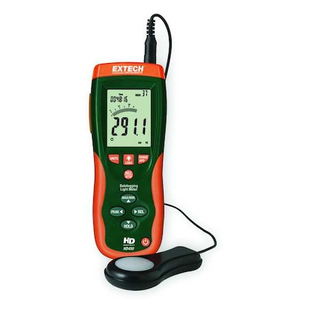 Extech Light Meter, Data Logging, NIST HD450-NIST