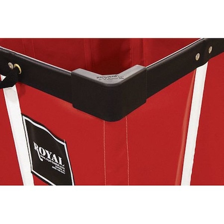 Royal Basket Trucks Corner Bumper Kit, Black, 4/set, PK4 G00-BKX-BMK