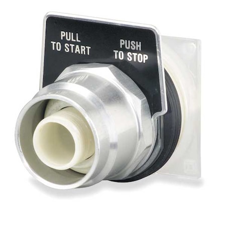 Schneider Electric Push Button Operator, Mushroom Head, Momentary Action, Not Applicable Release, Non-Illuminated 9001KR8