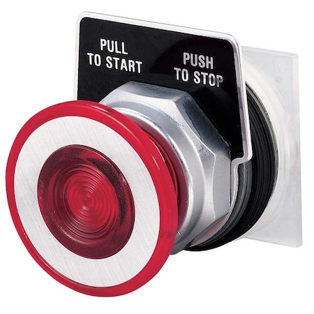 Schneider Electric Illuminated Push Button Operator, 30 mm, Red 9001KR9P1R