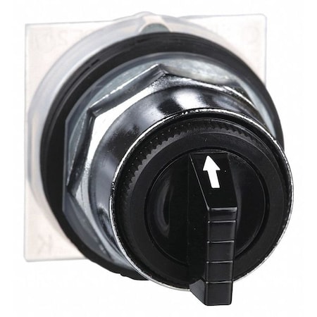 Schneider Electric Non-Illum Selector Swtch, 30mm, 3 Pos, Levr 9001KS52B