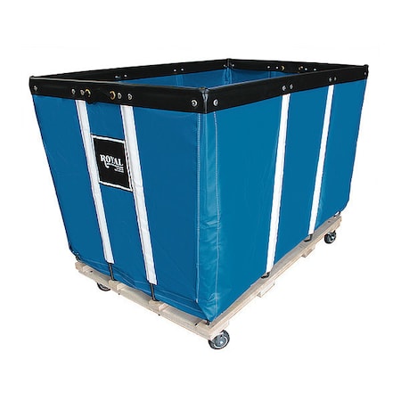 Royal Basket Trucks Heavy Duty Basket Truck, 24 Bu, Blue Vinyl G24-BBW-HDA-4UNN