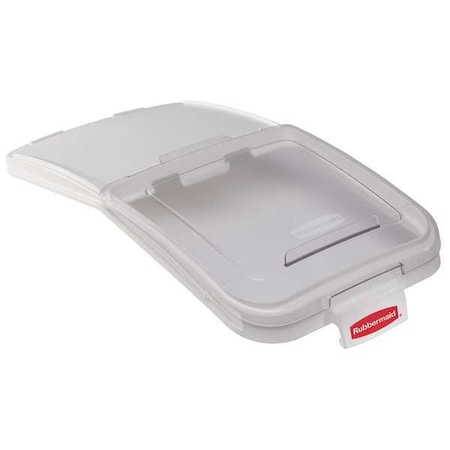 Rubbermaid Commercial Proserve 500 Cup Ingredient Bin Lid Storage Bin Lid, Clear, polycarbonate FG9F7800CLR