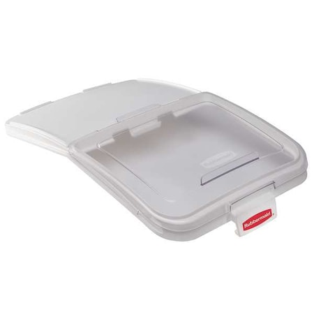 Rubbermaid Commercial Proserve 600 Cup Ingredient Bin Lid Storage Bin Lid, Clear, polycarbonate FG9F7900CLR
