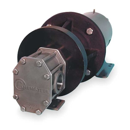 Oberdorfer Rotary Gear Pump, 1 1/2 HP, 3 Phase S41716CAC1-T97