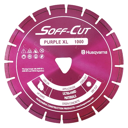 Husqvarna Diamond Saw Blade, Masonry, 6 in. Dia. XL6-1000