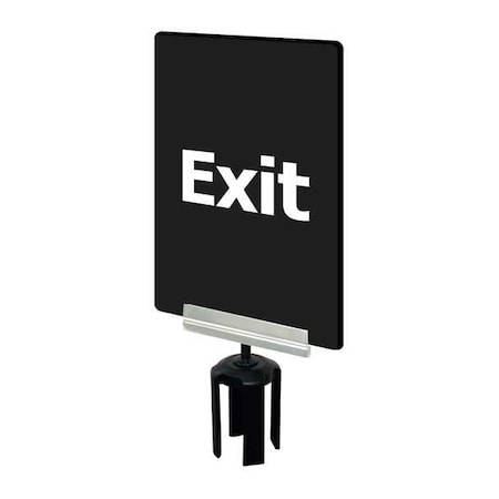 Tensabarrier Acrylic Sign for Tensabarrier Post S03-P-33-7X11-V-HDSB-1701-1P