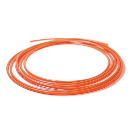 Acorn Controls Orange PE Tubing, 1/8" O.D. x 10 Ft. 2152-010-199
