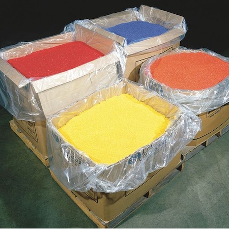 Zoro Select Bin Liners, 72" x 48", 2 mil, Clear, None, 100 PK 2EWJ1