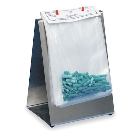 Zoro Select Header Bags, 12" x 9", 1.50 mil, Clear, None, 1000 PK 2EWH2