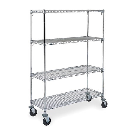 METRO Adjustable Shelf Wire Cart, 18 In. W CART 2B