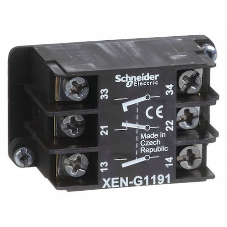 Schneider Electric Pendent Contact Block, 1NC+2NO EarlyClose XENG1191