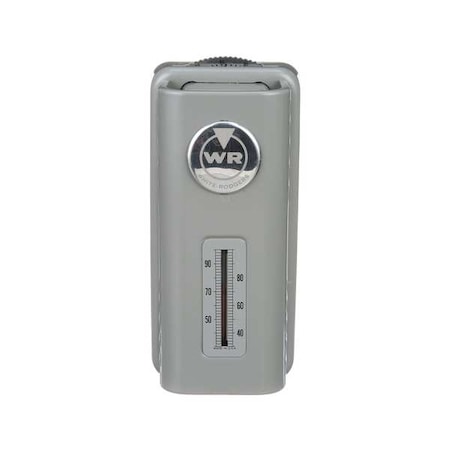 White-Rodgers Line Volt Mechanical Tstat, Open on Rise, Box or Flush to Wall, 40 to 90 Degrees F, SPDT 01 52 010S1