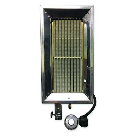 DETROIT RADIANT Tank Top Portable Gas Heater, LP, 32,000 BtuH, 350 cfm, 10 1/6 in Wx P-32T