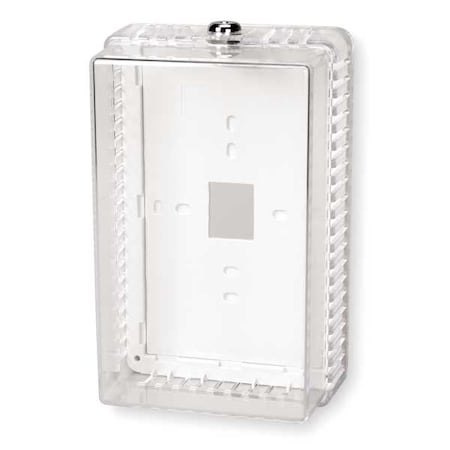 Zoro Select Universal Thermostat Guard, Clear, Plastic 2E706