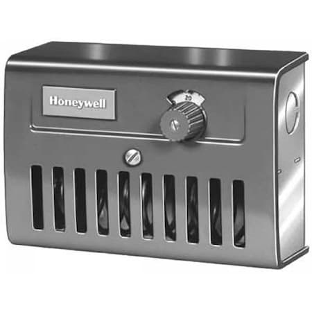 Honeywell Line Volt Mechanical Tstat, Open/Close on Rise, -30 Degrees to 100 Degrees F, SPDT, 24 to 277V AC T631C1103/U