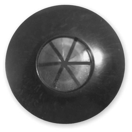 Velvac Gladhand Seal, w/Flap, Buna N, Black, PK2 035141-1