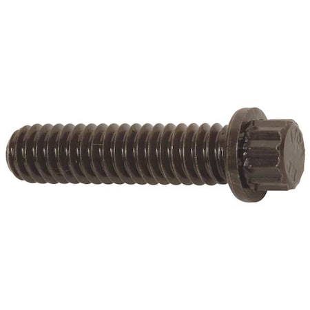 Zoro Select Grade 9, 5/8"-11 Flange Bolt, Plain Alloy Steel, 1-3/4 in L, 5 PK 2FB59