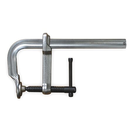 Westward 10 in Bar Clamp, Steel Handle and 4 3/4 in Throat Depth 2FGN8