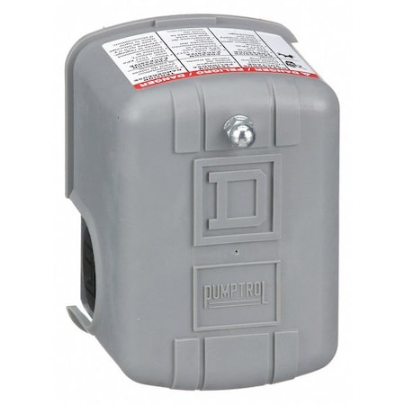 SQUARE D Pressure Switch, (1) Port, 1/4 in FNPS, DPST, 5 to 65 psi, Standard Action 9013FSG2J21