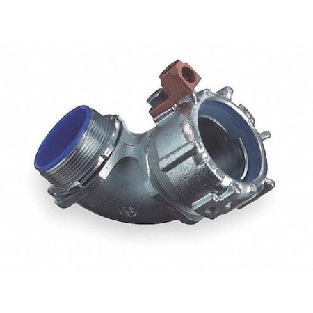 Abb Grounding Connector, 1-1/4 In., Steel 5355GR