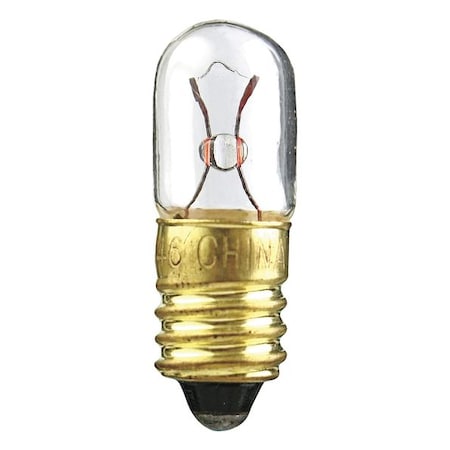 Zoro Select Miniature Lamp, 1821, 5.0W, T3 1/4, 28V, PK10 (Formerly LumaPro) 1821-10PK