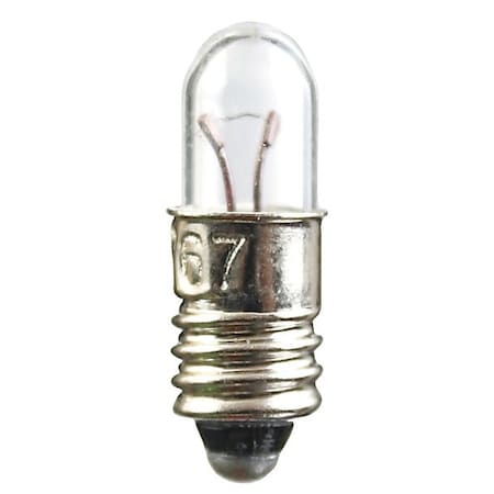 Zoro Select 1W, T1 3/4 Miniature Incandescent Light Bulb (Formerly LumaPro), PK10 335-10PK