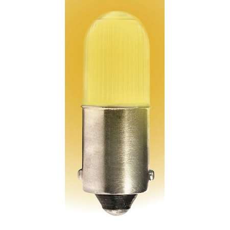 Zoro Select 0.7 W, Compact LED Bulb, Amber, T3-1/4, 1800K Temp. Amber Finish, Non-Dimmable (Formerly LumaPro) L24V-MB-A
