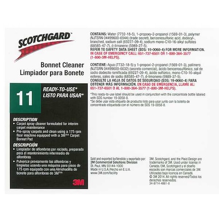 Tolco Secondary Label, Black, Green/White, PK12 340411