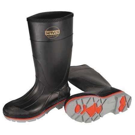 HONEYWELL SERVUS Knee Boots, Size 7, 15" H, Black, Plain, PR 75108/7