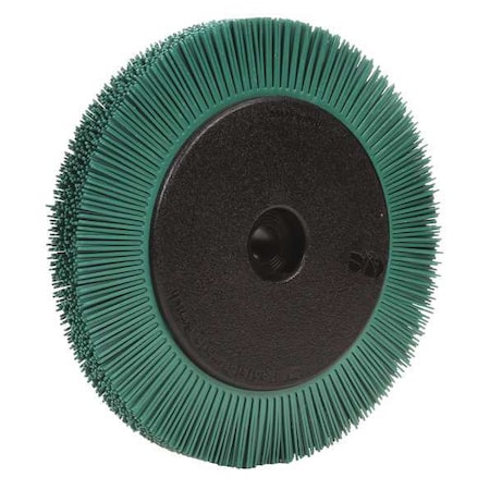 Scotch-Brite Radial Bristle Brush, T-S, 8Diax1W, 50G, PK2 61500189446