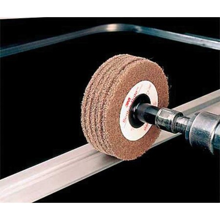 Scotch-Brite Fiber Disc, 6x1/4in, Med, PK100 00827