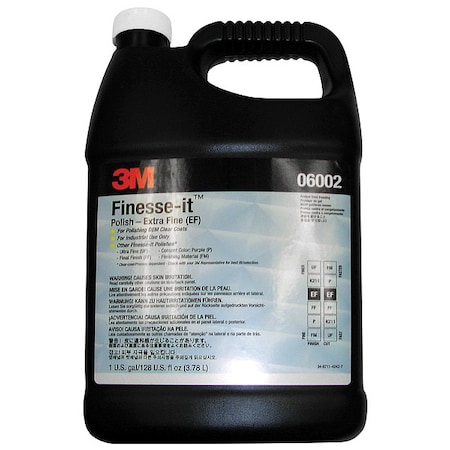 3M Polish, Extra Fine, Gallon, PK4 06002