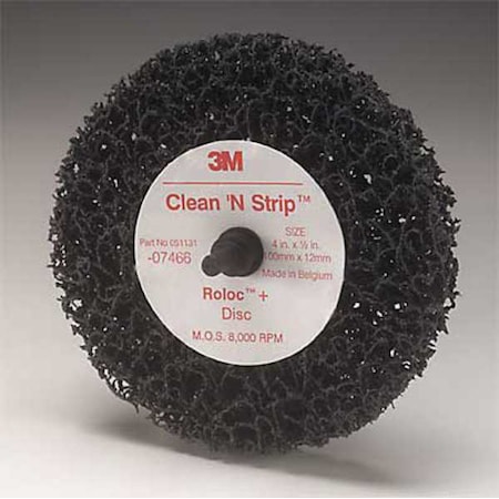Scotch-Brite Clean and Strip Disc, AlO, 4in, XF, TR, PK10 07466