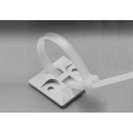 3M Cable Tie Base, ABS, Beige, 1 in L CTB1X1BGA-C