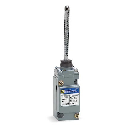Telemecanique Sensors Heavy Duty Limit Switch, Wobble Stick, 1NC/1NO, 10A at 600V AC, Actuator Location: Top 9007C54KC