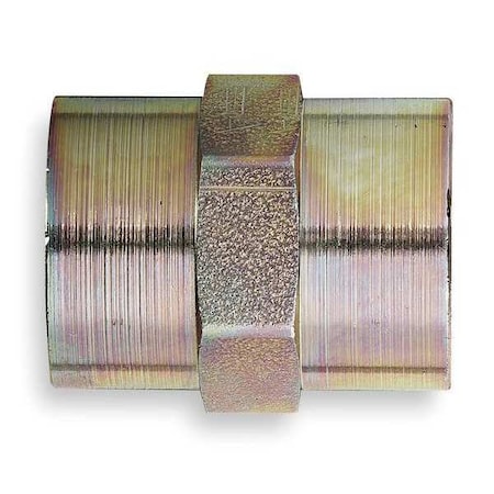 Eaton Aeroquip Adpt, FNPT-FNPT, 1/4-18, Coupling 2096-4S
