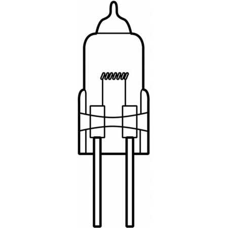 Current GE LIGHTING 100W, T3 Miniature Halogen Light Bulb Q100T3/24V/CL