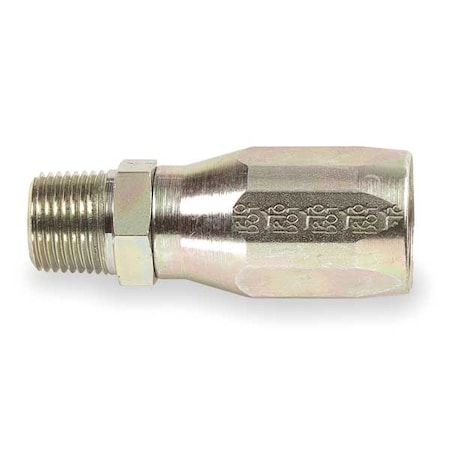 AEROQUIP Fitting, Straight, 5/8 In Hose, 3/4-14 NPT 4412-12-12s