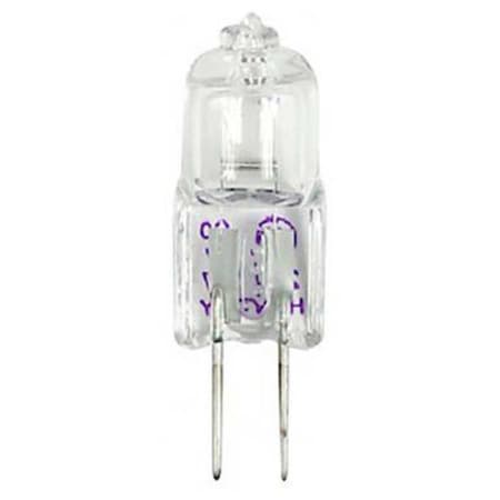 Current GE LIGHTING 20W, T3 Miniature Halogen Light Bulb Q20T2 1/2 /12V/CL