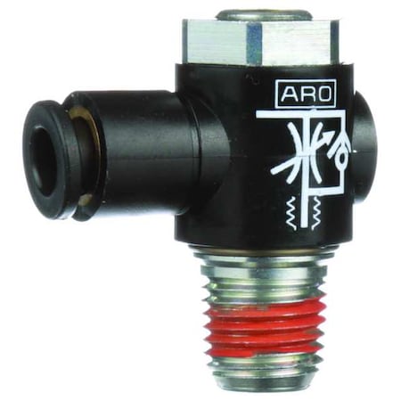 Aro Cylder Port Flow Control, 5/32 TubeNo 10-32 119309-103