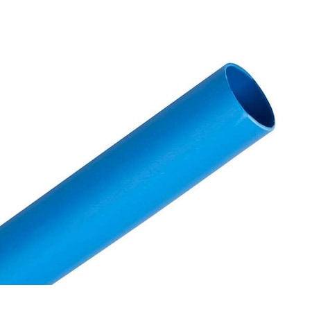 3M Heat Shrink Tube, Thin Wall, 2:1 I.D. Shrink Ratio, 0.13 in I.D. Before Shrinking, Blue, 500 ft FP301-1/8-500'-BLUE-SPOOL