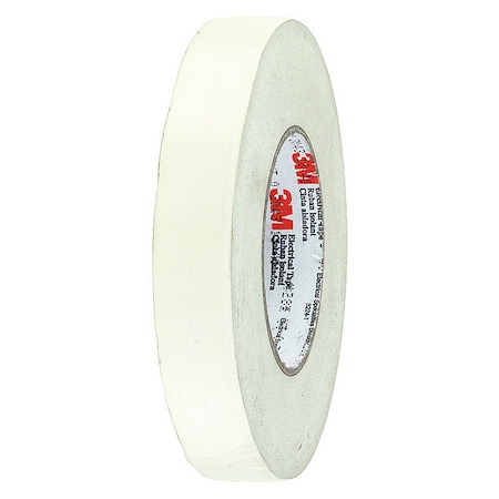 3M Cloth Tape, 3/4 x 72 yd, 8 mil, White, PK48 28, White, 3/4 in x 72 yd