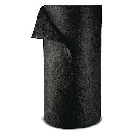 3M Sorbent Roll, 32 gal, 3 ft x 300 ft, Oil, Gray, Polyester, Polypropylene M-RG36300E