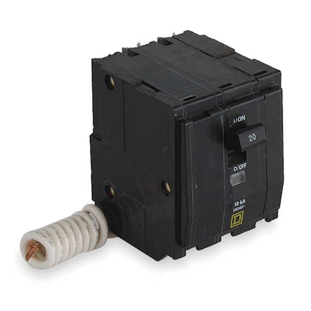 Square D Miniature Circuit Breaker, QO Series, 50 A, 3 Pole, 120/240V AC, 10kA at 120/240V AC QO350SWN