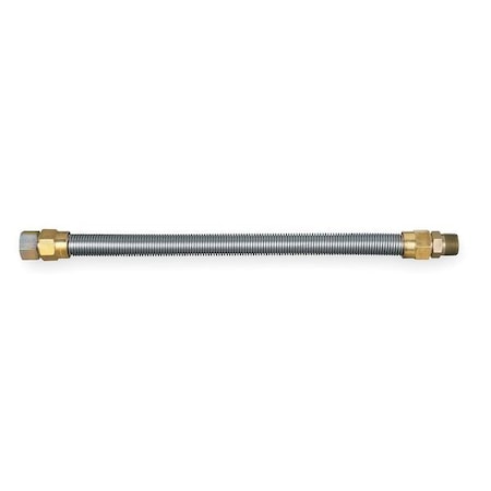 Dormont Gas Connector, SS, 3/4 x 24 In, 290,900 Btu 40-4142-24