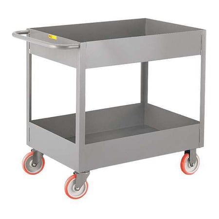 Little Giant Deep Shelf Truck, 12 ga. Steel, 1200 lb Load Capacity, 24" W, 35" H DS2448X6-5PY